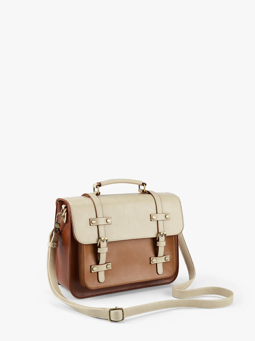 Sombre Mini Crossbody Vintage Briefcase