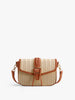 Marina Raffia Straw Crossbody Bag
