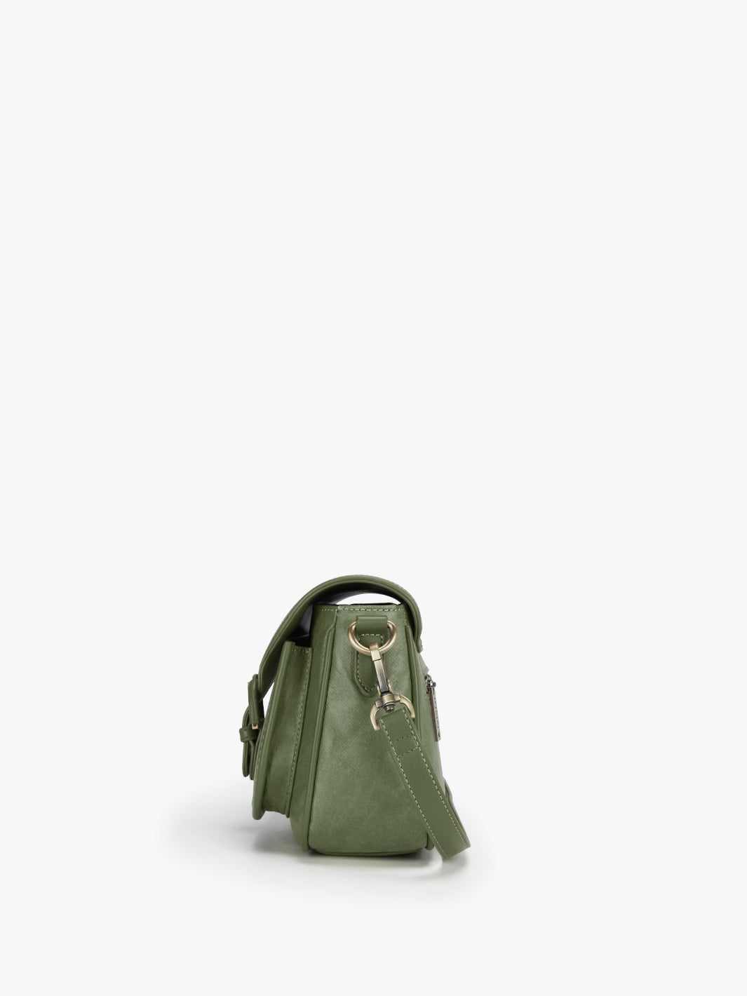 Evelina Washable Paper Vintage Saddle Crossbody